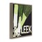 Stupell Industries Collaged Leek Vegetable Floating Frame, design by Nancy Overton